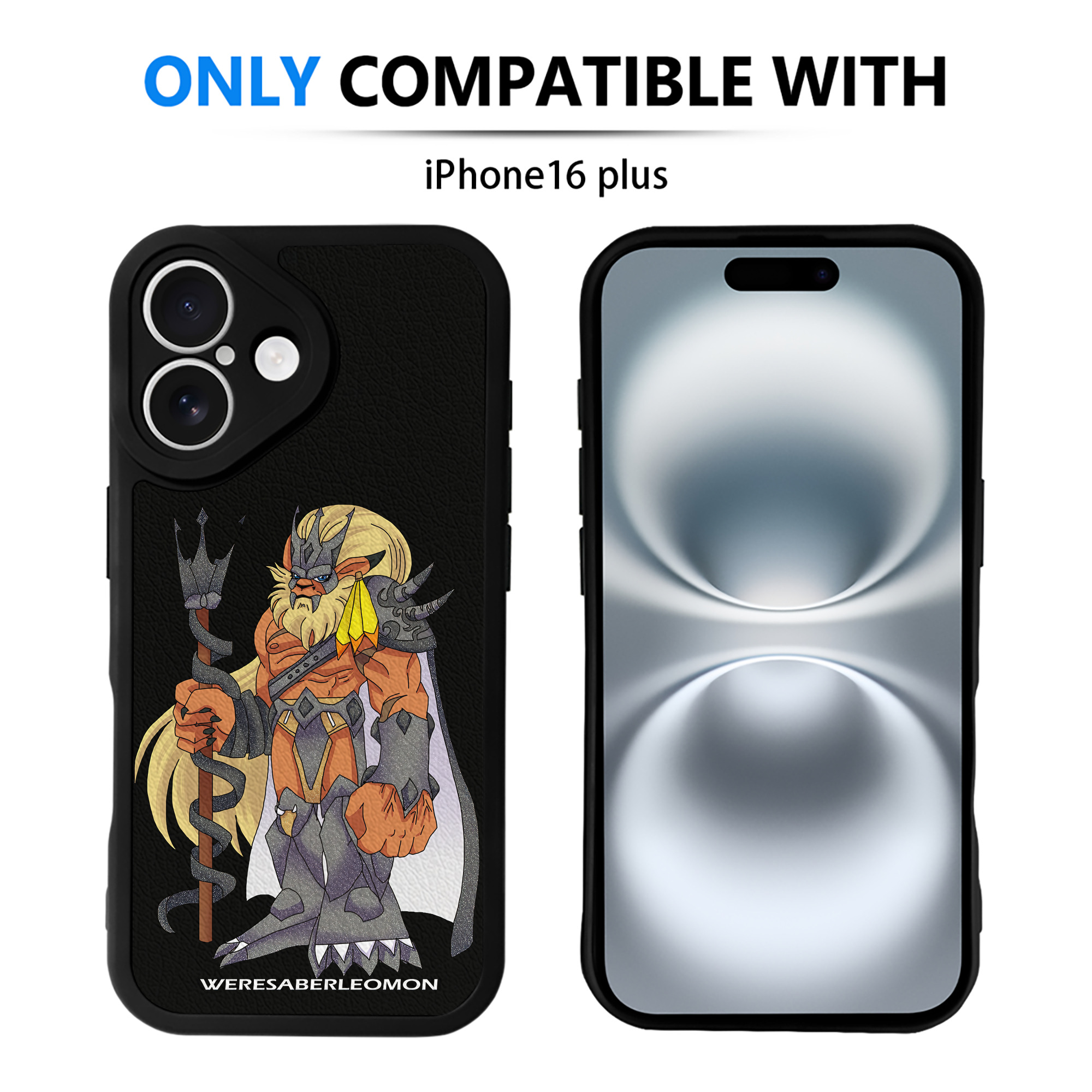 （画像用） Digimon デジタルモンスター/デジモン 【iPhone 16シリーズ対応】シリコンスマホケース（レザー調） 材質：シリコン